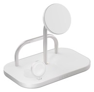 ZENS Punjač ZEDC29W/00, bežični, 4u1, 60W, bijelo-srebrni