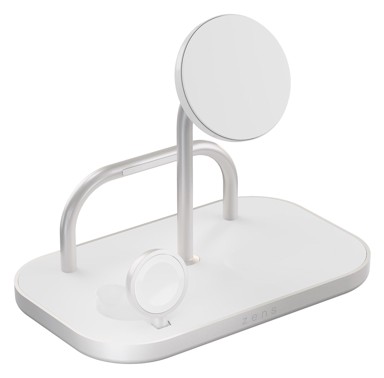 ZENS Punjač ZEDC29W/00, bežični, 4u1, 60W, bijelo-srebrni