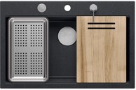 QUADRON Sudoper Marc Workstation antracit/čelik s daljinskim upravljanjem