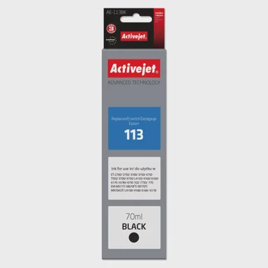 ACTIVEJET Tinta AE-113Bk, zamjena za Epson 113 C13T06B140, supreme, 70 ml, crna