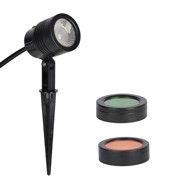 Vanjska rasvjeta podna LED-Spikes-002, AC220-240V, 6W, 420lm, with 2 PCS changeable filters