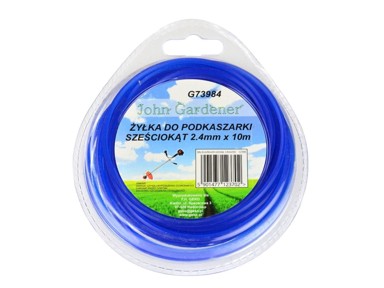 Rezna struna za trimer, šesterokutna, 2,4 mm, 10 m