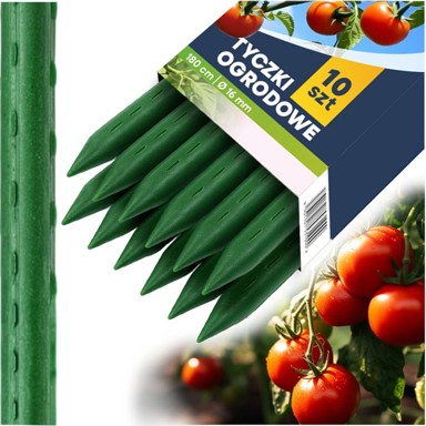 PLONOS Kolci za biljke PL-940, 180 cm, zeleni, 10 kom