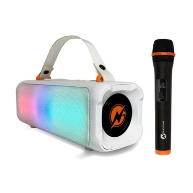 N-GEAR Karaoke zvučnik Blazooka 703, 100W, disco LED, bijeli