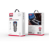 XO Auto punjač CC52, 2x USB, 36 W + Lightning kabel, crna