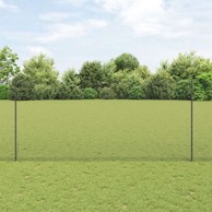 Zavarena žičana ograda s 44 U post 1.4x50 m čelik, siva