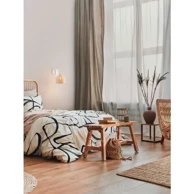 Zidna lampa Fado, E27, 12 W, natural i bijela