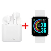 D20 PRO Pametni sat s bežičnim slušalicama, bijeli