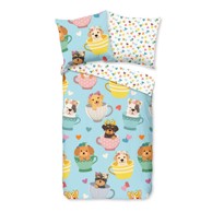 BONAMI SELECTION Pamučna dječja posteljina za krevet 140x200 cm Dogs