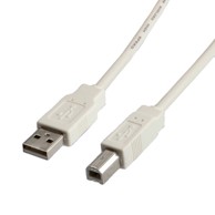 ROLINE Kabel USB 2.0 A-B VALUE, 3 m, bijeli