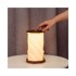 GINGKO LED stolna lampa u tamnoj prirodnoj boji (visina 18 cm) Twist Hexagon 