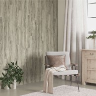 Zidne ploče s izgledom drva, PVC, 4.12 m², siva