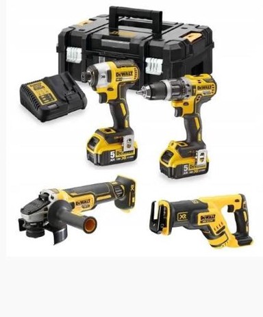 DEWALT set akumulatorskih alata DCK440P2T, 4 alata, 2 x 5,0 Ah, TSTAK