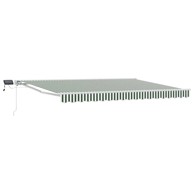 Okvir tende ručni s LED rasvjetom, 5x3.5 m, zelena/bijela, bijela