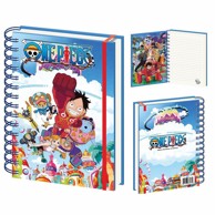 PYRAMID Bilježnica A5 One Piece Anime Egghead, spiralna