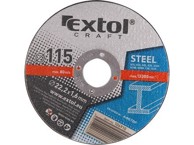 EXTOL CRAFT Rezni disk za metal 106920, 125 × 1,6 × 22,2 mm, 5 kom