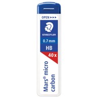 STAEDTLER Mine 255 07-HB, 0,7 mm, HB, Mars Micro Carbon, 40 mina, 1 tuba