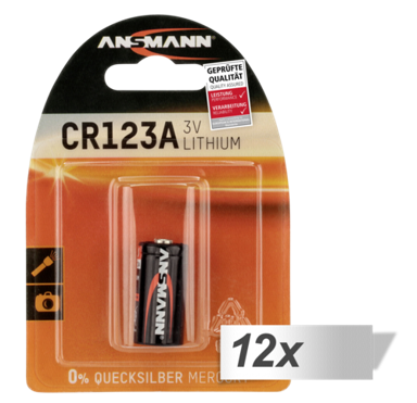 ANSMANN Baterije CR123A 3V, 12x1