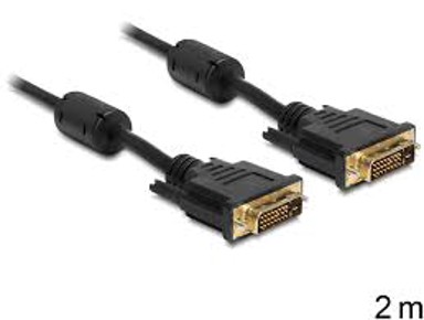 DELOCK Kabel, DVI-D (M) na DVI-D (M), 24+1 Dual Link, 1m