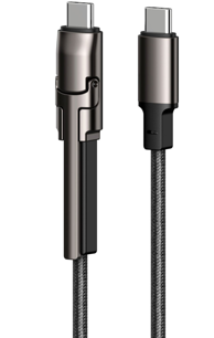 KSIX Kabel USB C USB C 60W pleteni 1 m