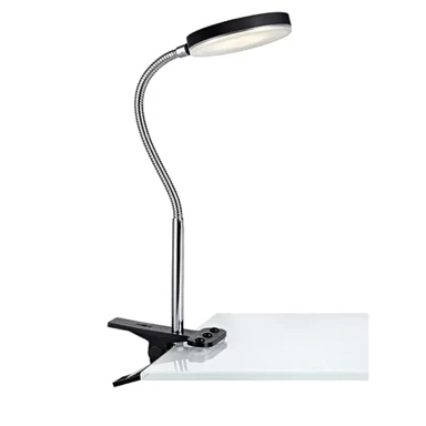 Svjetiljka Flex s kvačicom, LED, crna/krom