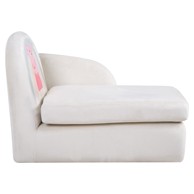 ROBA Bijeli baršunast dječji kauč 75 cm Peppa Pig 