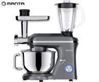 MANTA LOVIO Kuhinjski robot ChefAssistant Plus LVSTM02P 6,2 l 1900 W, titan siva