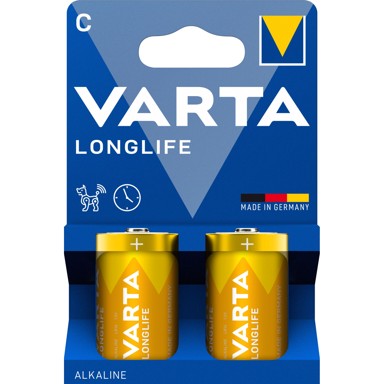 VARTA Baterije Longlife Baby C LR14, 120 kom, master karton