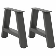 Noge stolića za kavu A-oblika 2 kom antracit 40x(30-31)cm čelik