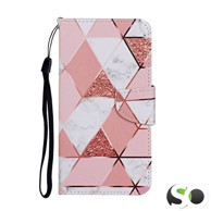 XIEKE Preklopna futrola za iPhone 15 Pro Max Pink Romb