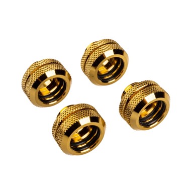 CORSAIR Ravna spojnica Hydro X Series XF Hardline, G1/4 na 14 mm AD Hardtube, 4 kom, zlatna 