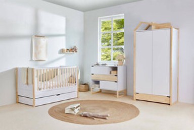 BELLAMY Dječja soba Tatam, 4 elementa, bijela-bor