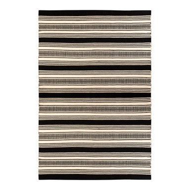 GREEN DECORE Dvostrani vanjski tepih od reciklirane plastike Zambezi 160x230 cm, crno-bijeli