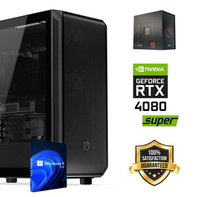 FUTURAIT Stolno računalo Workstation PC / AMD Ryzen 9 7950X, 48GB, 2TB SSD + 2TB HDD, RTX 4080S, 850W, Windows 11 Pro
