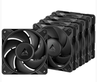 ARCTIC Ventilator P12 Pro PST LN 120 mm pack 5, crni