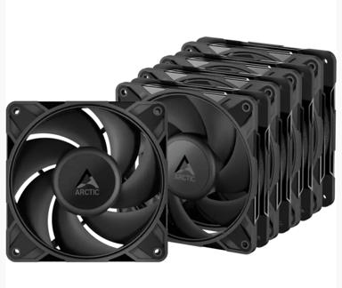 ARCTIC Ventilator P12 Pro PST LN 120 mm pack 5, crni