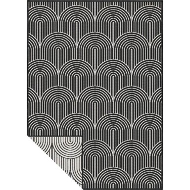HANSE HOME Vanjski tepih Pangli Black 200x290 cm, crno-bijeli