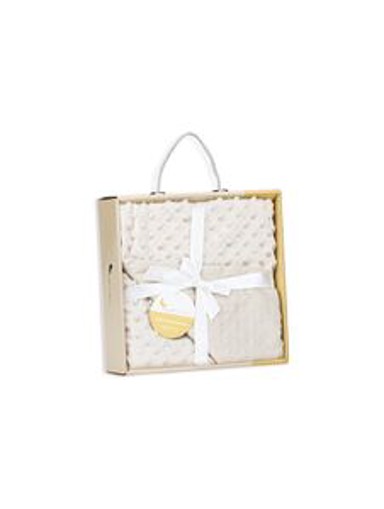 INTERBABY Dekica BUBBLE, 80x110 cm, bež