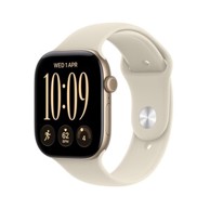 APPLE Pametni sat Watch Series 12, GPS, 46 mm, svijetlozlatno aluminijsko kućište, sportski remen Sand S/M, MJEN4WF/A