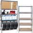 MALATEC Metalni regal, 220 x 100 x 45 cm, 5 polica, nosivost 875 kg