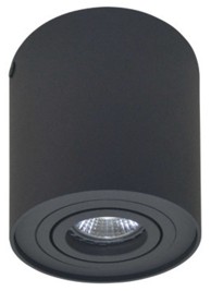Nadgradna spot rasvjeta Rotondo 125/96 alu, tamno siva