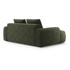 COSMOPOLITAN DESIGN Zelena baršunasti sofa 200 cm Linz, 200x100x84 cm