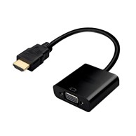 ASONIC Adapter HDMI na VGA, 3.5mm audio, do 1920x1080, 15cm