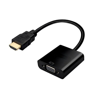 ASONIC Adapter HDMI na VGA, 3.5mm audio, do 1920x1080, 15cm