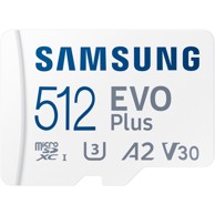 SAMSUNG Memorijska kartica EVO PLUS, 512GB, microSDXC, UHS-I U3, adapter
