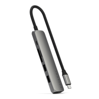 SATECHI Adapter 6u1 USB-C Slim, siva