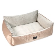 DOG FANTASY Krevet za pse Lux Platinum, 100×70 cm, zlatni