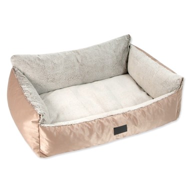 DOG FANTASY Krevet za pse Lux Platinum, 100×70 cm, zlatni
