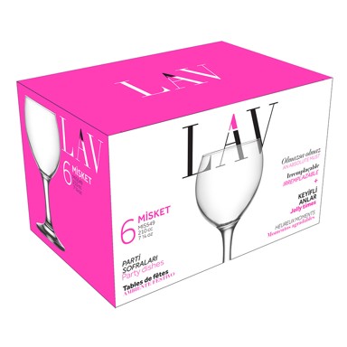 LAV Set čaša Misket 6/1 210 ml