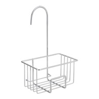 WENKO Kupaonska polica Milito viseća inox, sjajno srebrna